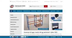 Desktop Screenshot of erfainventar.dk